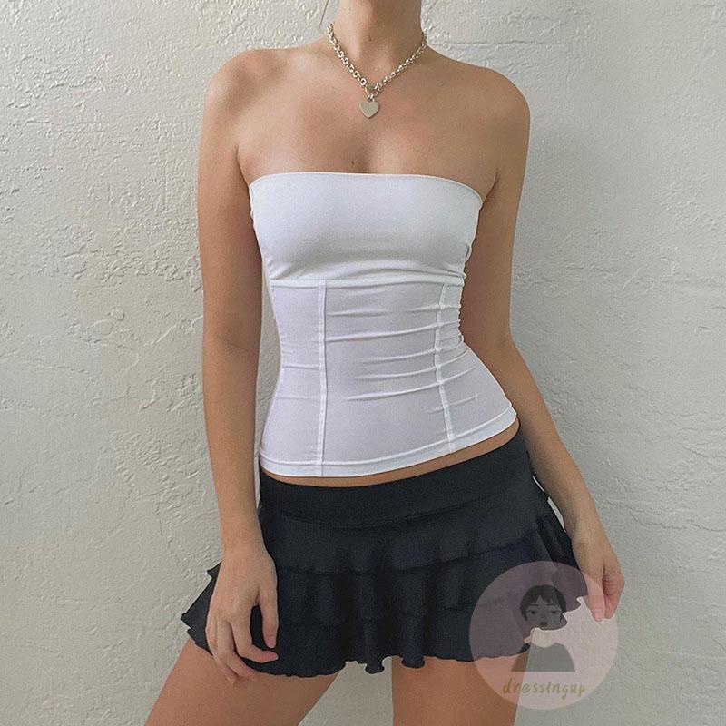 Áo Tank Top Không Tay Màu Trơn Thời Trang Mùa Hè Cho Nữ