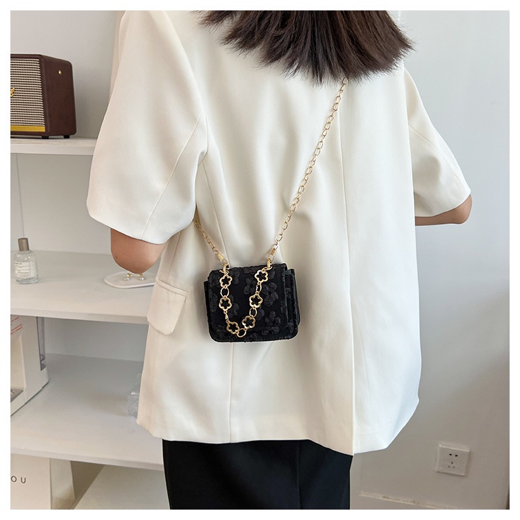 Túi Đeo Chéo Mini Bằng Da PU Phong Cách Hàn Quốc Thời Trang Cho Nữ