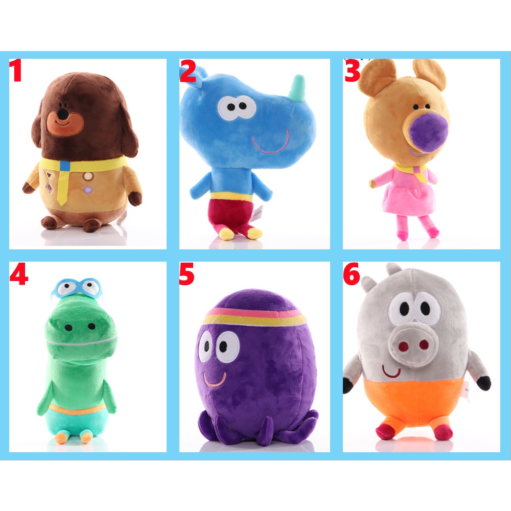 Thú Nhồi Bông Hình Chú Tê Giác / Hà Mã / Cá Sấu Độc Đáo