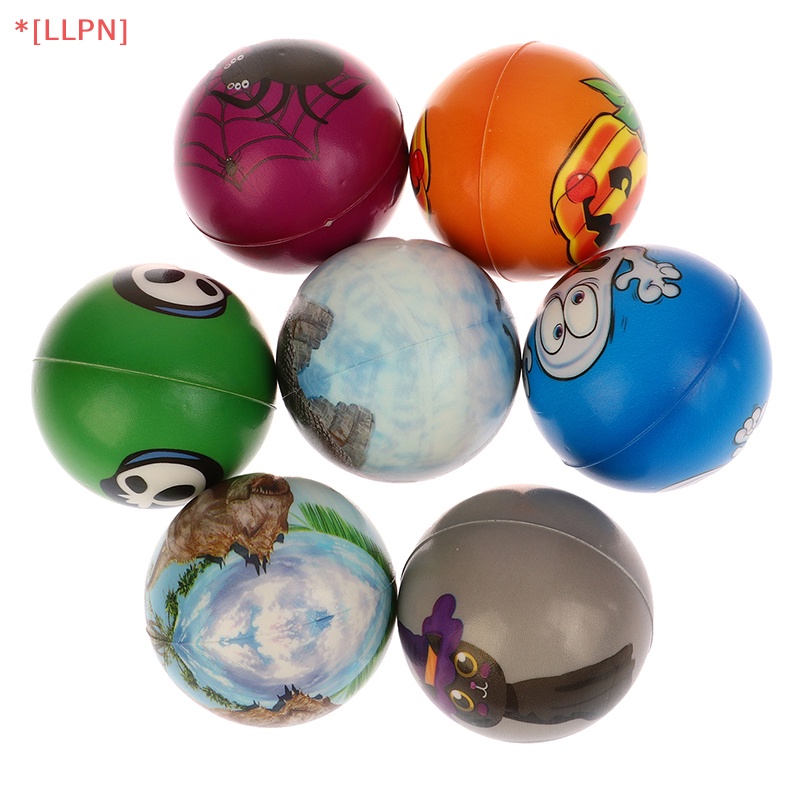 1 Quả Bóng Xốp PU Bóp Tay Giảm Căng Thẳng 6.3cm Trang Trí Đa Ứng Dụng