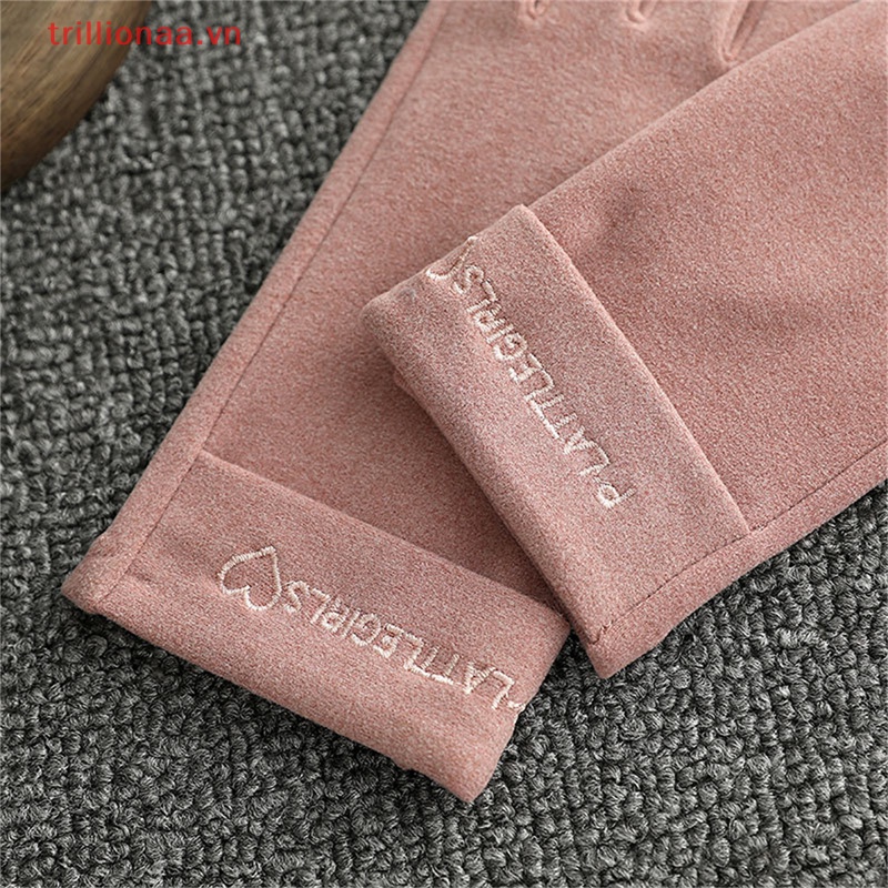 Găng Tay Lái Xe Chống Gió Giữ Ấm Mùa Đông Có Thể Chạm Màn Hình Cảm Ứng Dành Cho Nữ