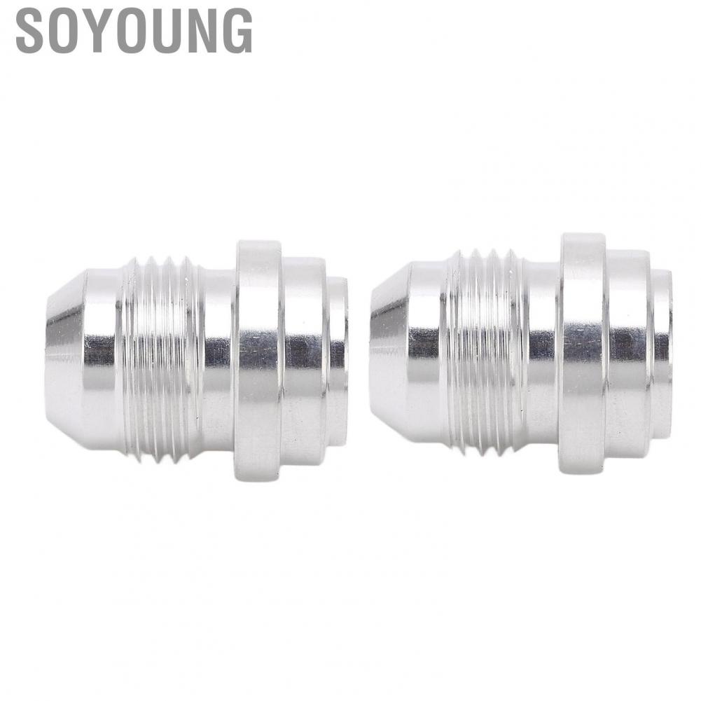 Soyoung Aluminum Alloy Male Billet Easy Locating Welding Universal for Auto Performance Fuel Lines