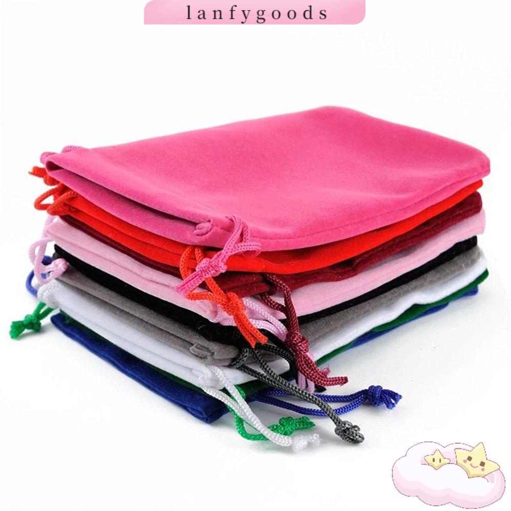 Túi Đựng Mắt Kính Bằng Vải Mềm Màu Trơn Trang Trí Giáng Sinh