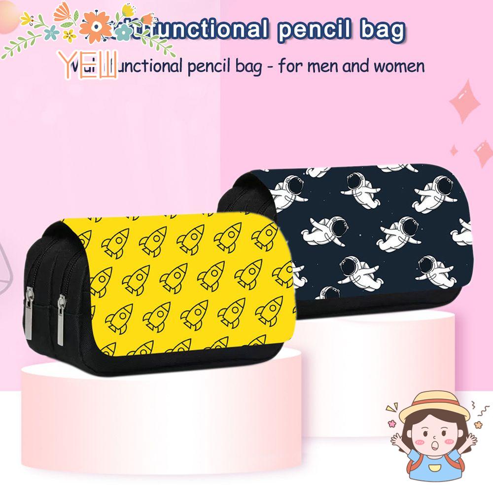 Túi Đựng Bút Hai Lớp Sức Chứa Lớn Hình Dạng Balo Dễ Thương