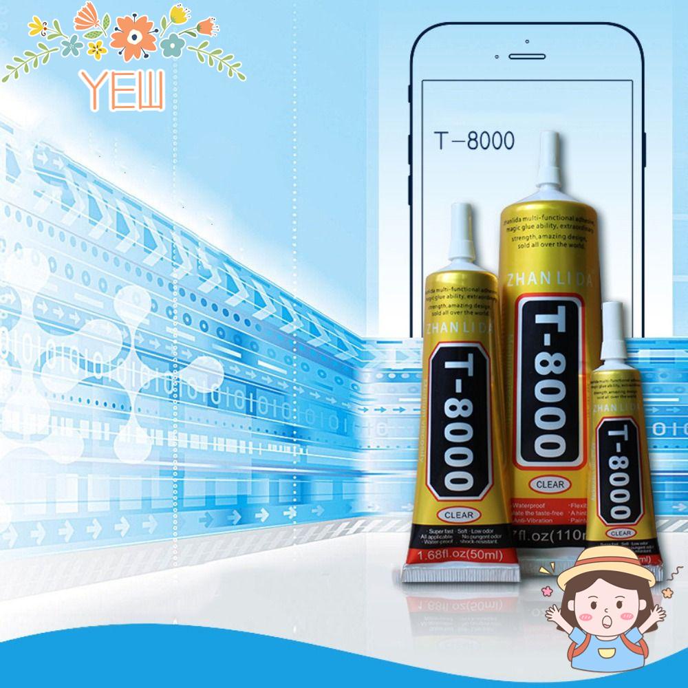Keo Sửa Chữa Điện Thoại Trong Suốt Đa Năng T8000 T8000 15 / 50 / 110ML