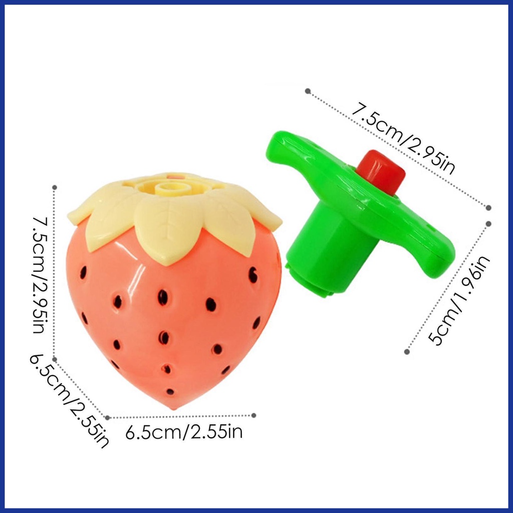 Con Quay Đồ Chơi Có Đèn LED Hình Trái Dâu Cho Lớp Học / Giải Thưởng