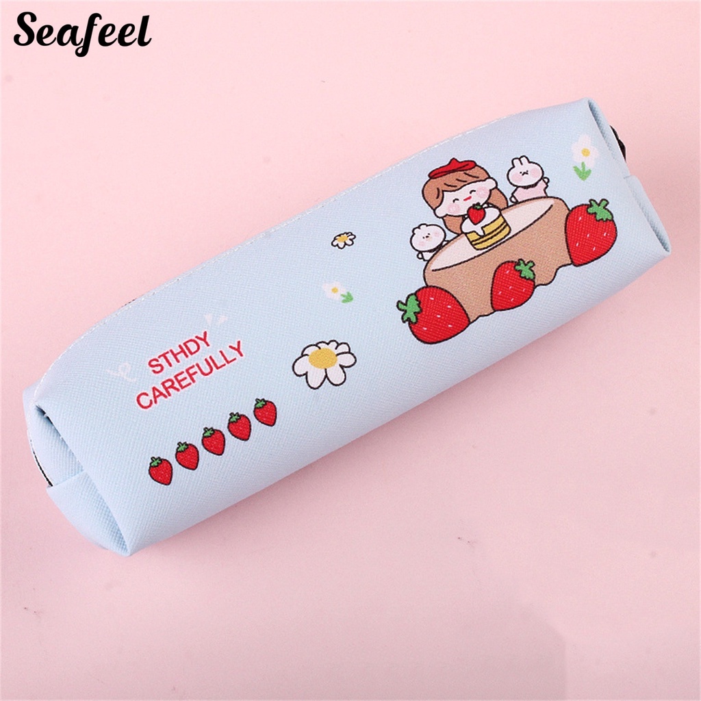 Túi Đựng Bút Bằng Vải Chống Nước Sức Chứa Lớn Trang Trí Đa Ứng Dụng