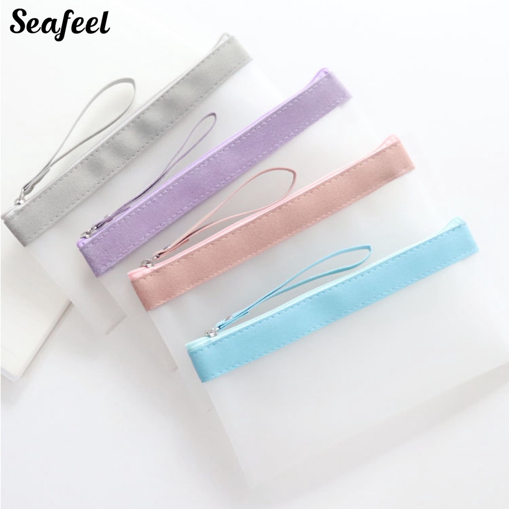 Túi Đựng Bút Chì Sức Chứa Lớn Có Khóa Kéo Tiện Dụng