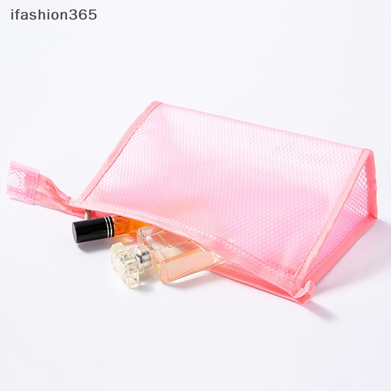 1 Túi Lưới Đựng Mỹ Phẩm / Đồ Trang Điểm Tiện Dụng Khi Đi Du Lịch ifashion365