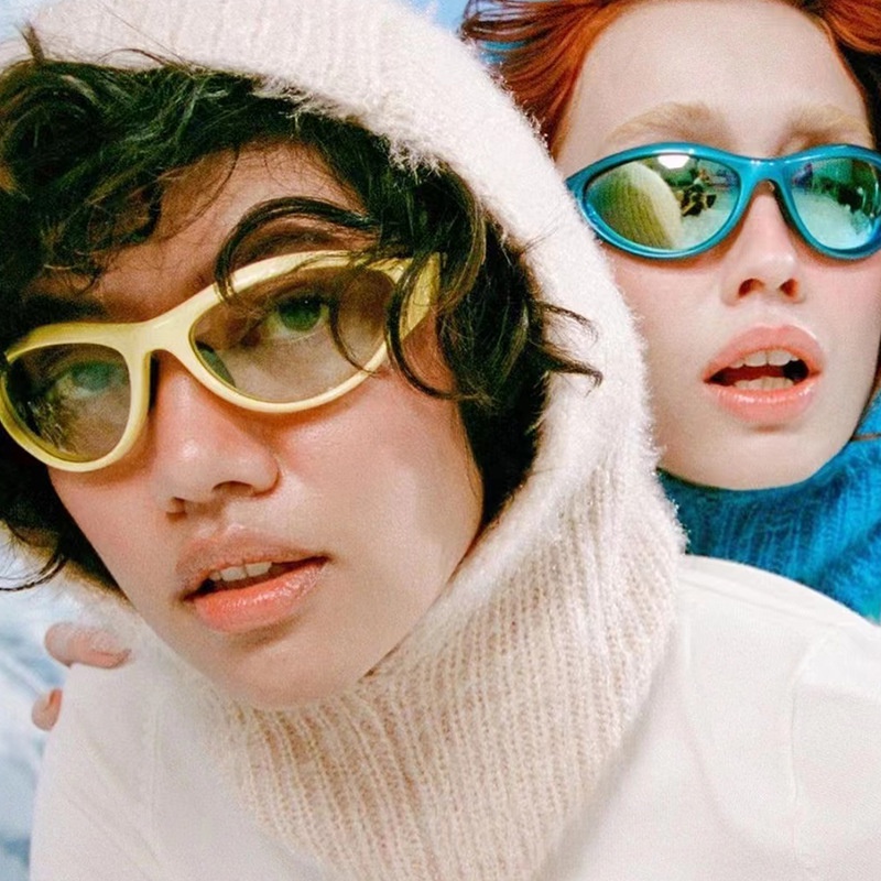 Kính Mát Gọng Vuông Nhiều Màu Sắc Thời Trang Unisex