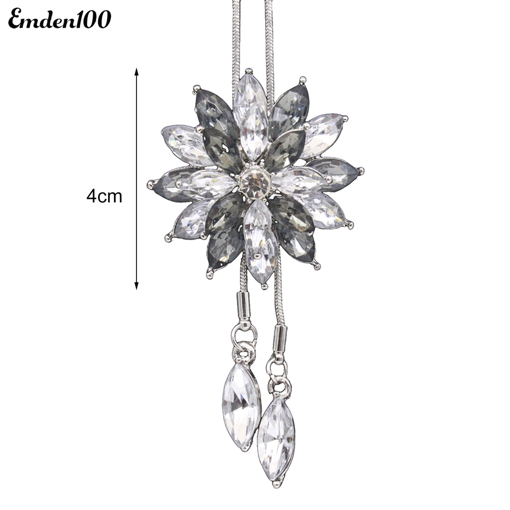 Vòng cổ Mặt Hoa Tuyết Đính Đá Thời Trang Cho Nữ