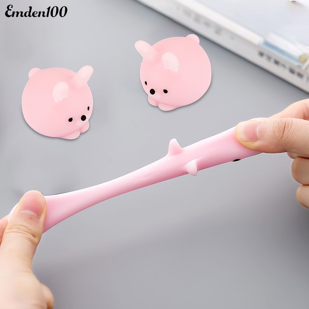 Đồ Chơi Mềm Dẻo Giảm Stress Hình Dáng Chú Thỏ Xinh Xắn