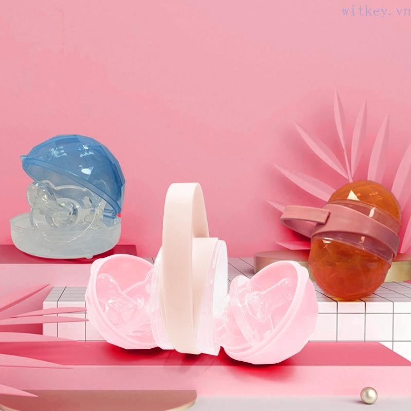 Giá Đỡ Núm Vú Giả Chống Bụi Bằng PP Nhỏ Gọn Tiện Lợi Dành Cho Bé