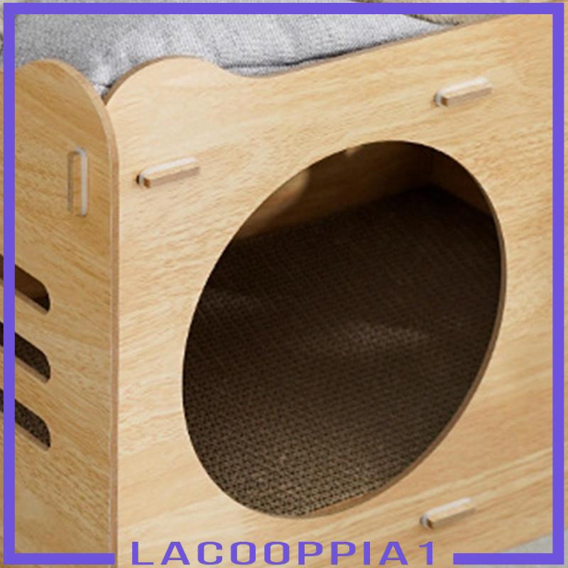 Giường Ngủ Chống Trượt Kèm Đệm Cào Cho Mèo Cưng