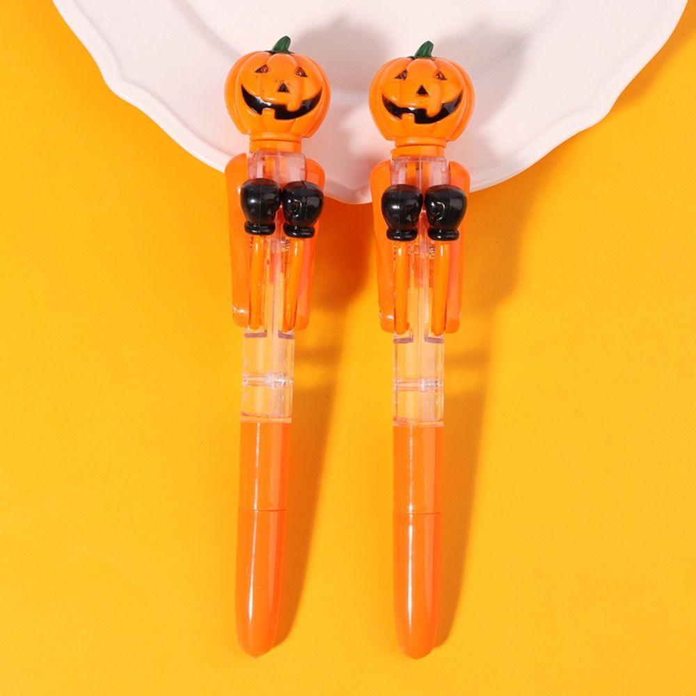 Shanrong Bút Bi Hình Quả Bí Ngô / boxing Kèm Đèn Độc Đáo Vui Nhộn Cho Dịp halloween