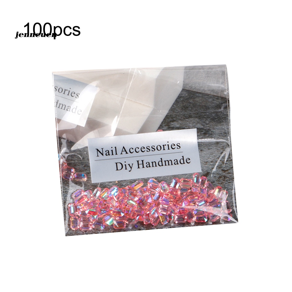 Set 100 Hạt Nhựa Đính Trang Trí Móng Tay