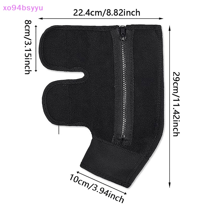 1 Đôi Tất Chân Nén Khí Xo94Bsyu Có Dây Kéo Co Giãn Cao Màu Trơn Có Khóa Kéo Hỗ Trợ Chăm Sóc Sức Khỏe