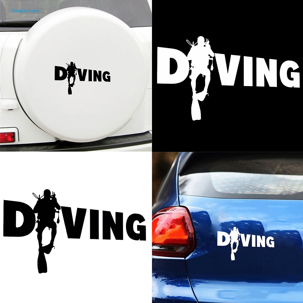 Đề Can Dán Trang Trí Xe Hơi / Máy Tính In Chữ Diver Thời Trang