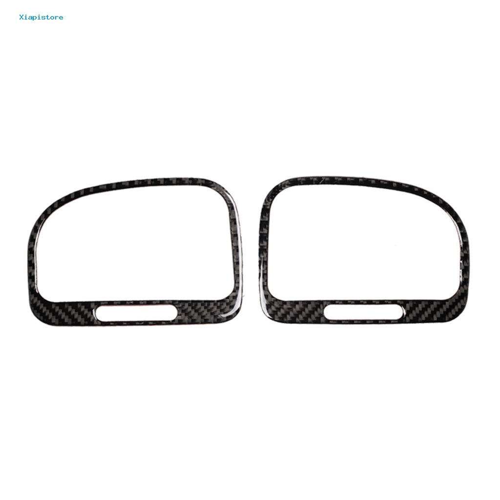 Bộ 2 Miếng Dán Trang Trí Lỗ Thông Khí Xe Hơi VW Golf 6 R MK6 08-12 Bằng Sợi Carbon