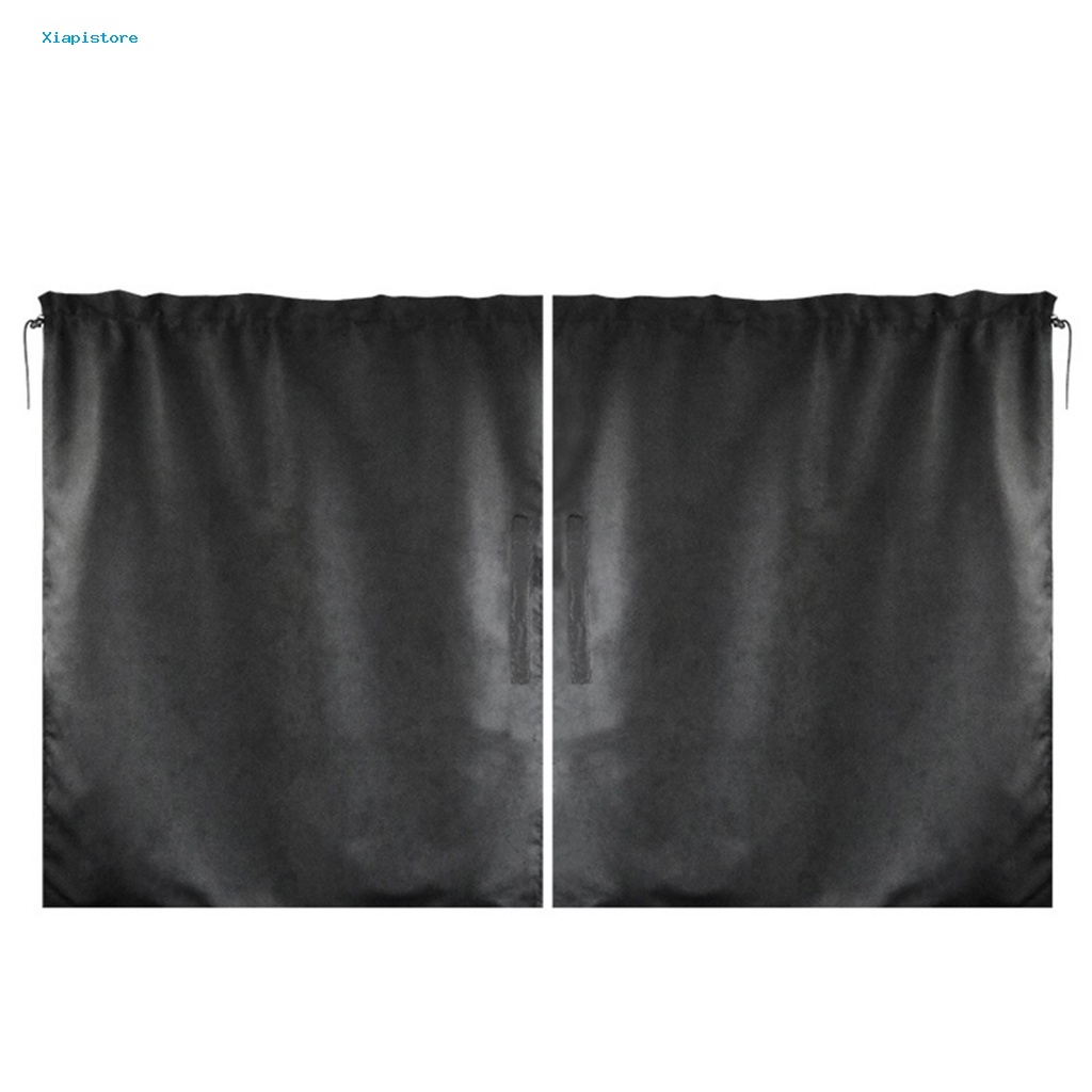 [Xiapistore] Set 2 Rèm Cửa Mềm Mại Chia Ngăn Trước Sau Xe Ô Tô Bảo Vệ Sự Riêng Tư