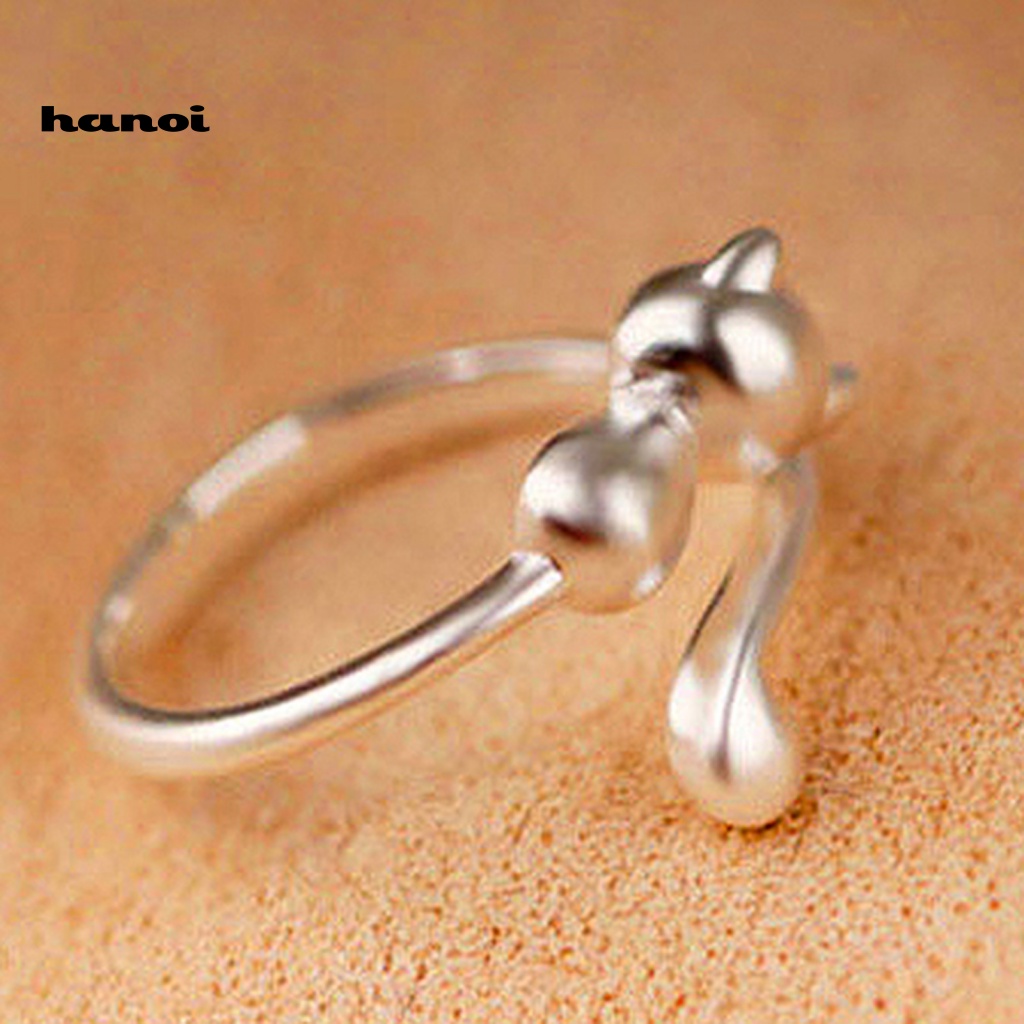 Nhẫn Hở HìNh MèO Dễ Thương Cho Nữ