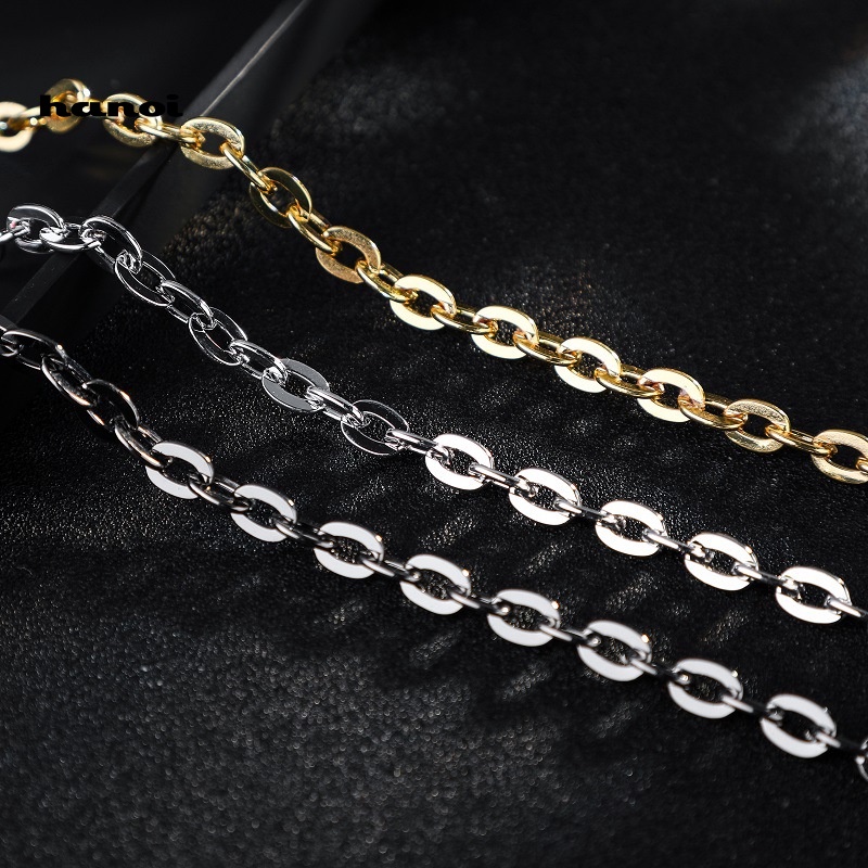 Vòng Tay Dây Xích Thiết Kế Đơn Giản Phong Cách Hip Hop Cho Nam Và Nữ