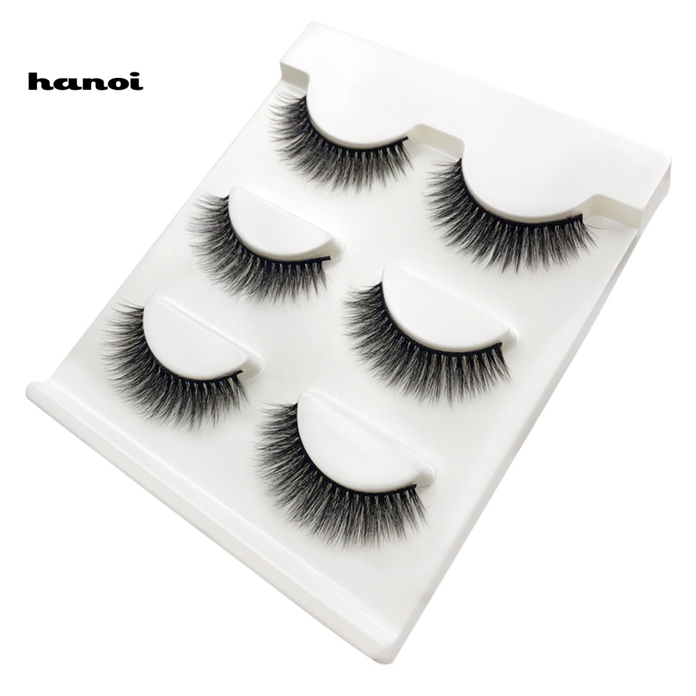 Set 3 Cặp Lông Mi Giả Cong Dài Tự Nhiên