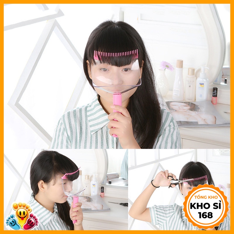 Dụng cụ hỗ trợ cắt tóc mái cho mẹ và bé tiện lợi an toàn E201