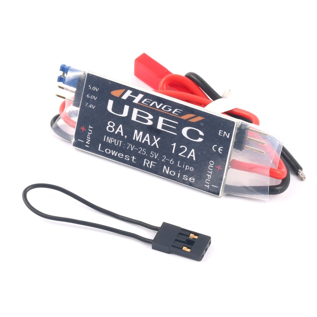 Mô Hình Máy Bay Điều Khiển Từ Xa HENGE 8A UBEC Ra 5.0V / 6.0V / 7.4V Max 12A 7V-25.5V 2-6S Lipo / 6-