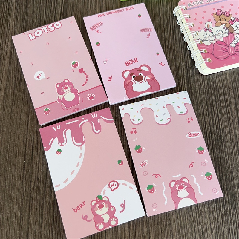 Bộ 4 Giấy Ghi Chú Họa Tiết Hoạt Hình Sanrio Mikko Đáng Yêu