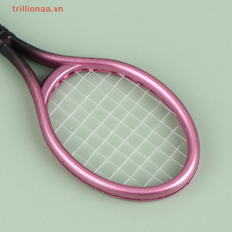 Triiona 1 Móc Khóa Hình Quả Cầu Lông tennis / Cầu Lông Bằng Kim Loại vn