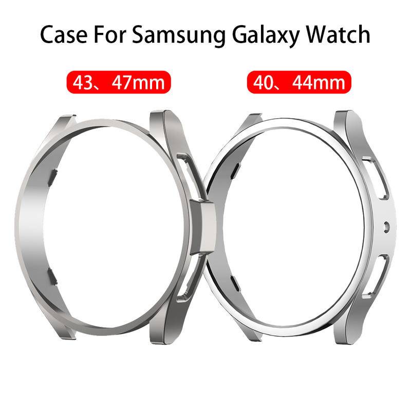 Ốp Bảo Vệ Mặt Đồng Hồ Bằng PC Nhám Cho Samsung Galaxy Watch 6 40mm 44mm 45mm 6 Classic 43mm 47mm