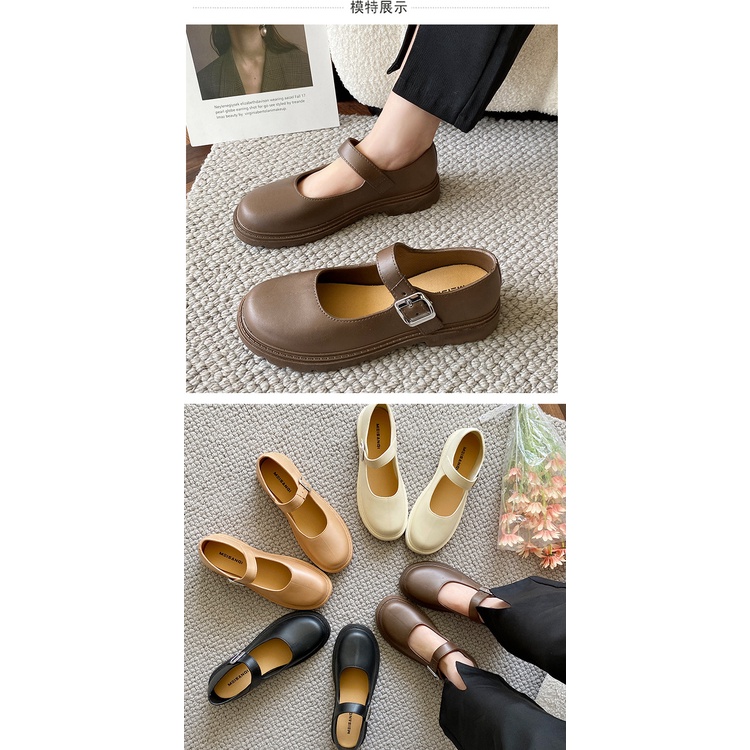 🔥🔥 Giày da nữ phong cách Lolita dễ thương,giày oxford nữ,Giày búp bê