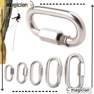 Móc khóa dây xích bằng thép không gỉ 9 cỡ mới tùy chọn