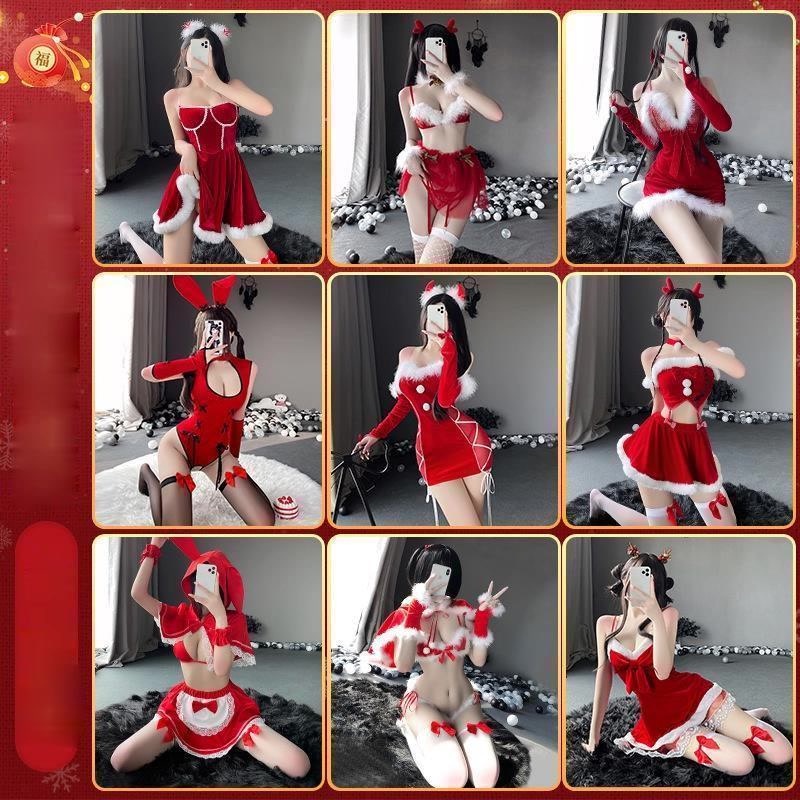 [Mã FADAY1310 giảm 10k đơn 99k] Tổng Hợp Váy Noel Full Set Manyan Quyến Rũ Sexy [CWEAR.SEXY]