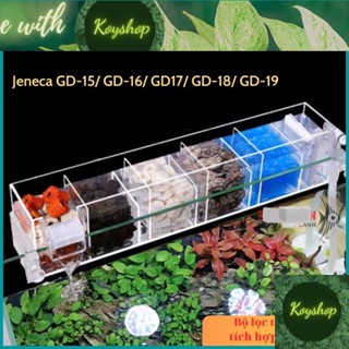 Bộ lọc tràn trên bể cá Jeneca GD-15/ GD-16/ GD-17/ GD-18/ GD-19, Lọc tràn trên tích hợp lọc thác đa chức năng