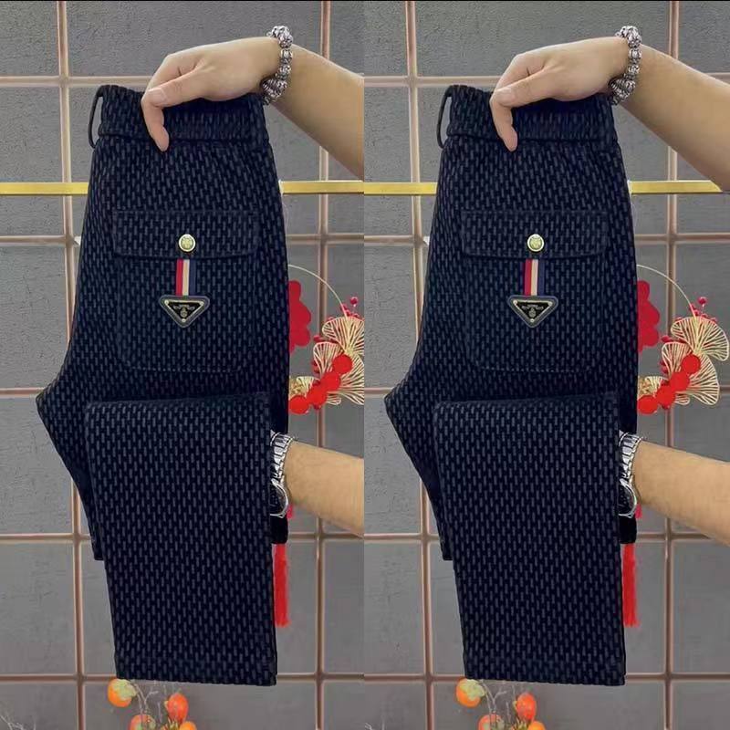 Quần Dài Nam Ca Rô Ca Rô Phong Cách Retro