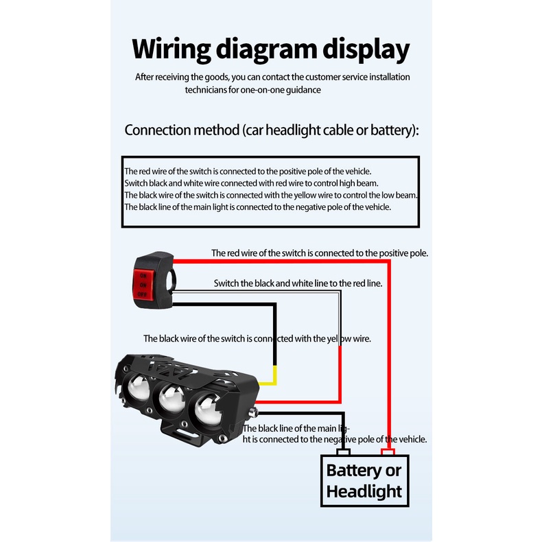 Đèn LED Sương Mù Siêu Sáng 2024 12V 24V Cho Xe Hơi Xe Máy