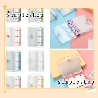 Vỏ bọc sổ tay 3 lỗ/ Trang giấy bên trong thiết kế đơn giản tiện dụng