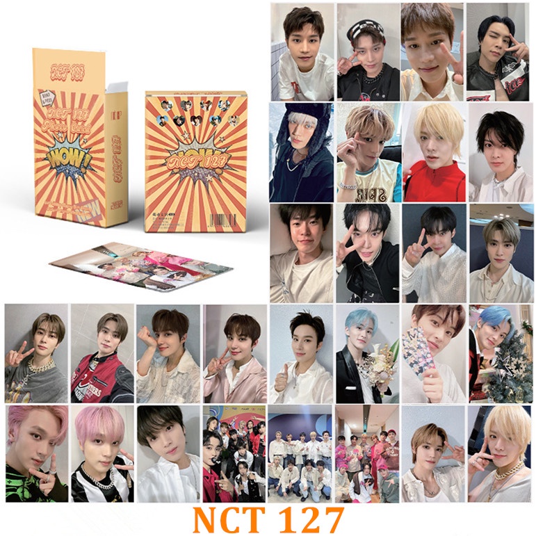 Set 50-55 Tấm Ảnh Lomo Card HOLOGRAPHIC Nhóm Nhạc NCT DREAM 127