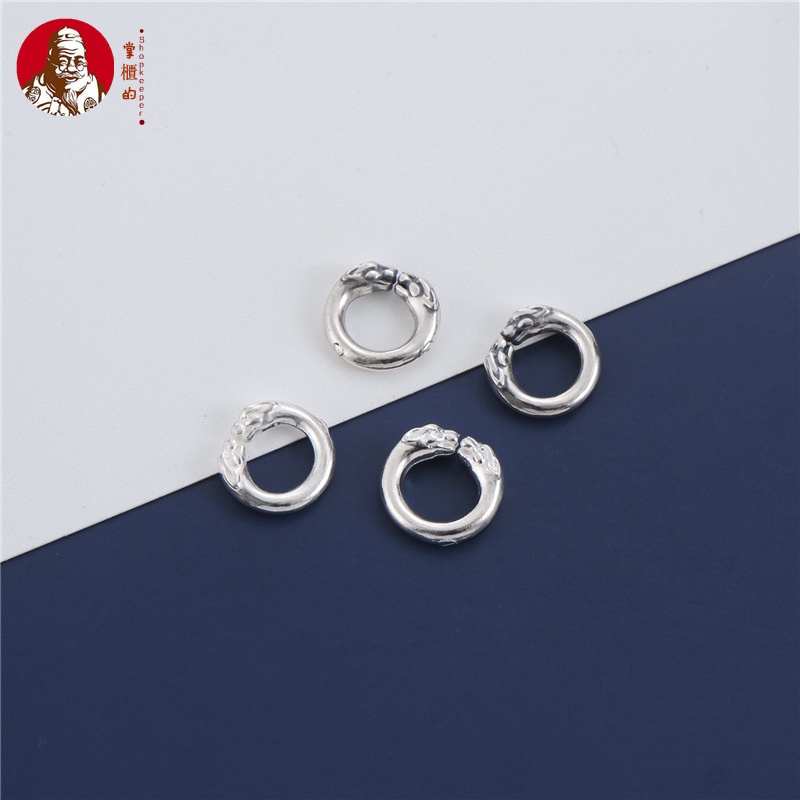 Hạt Xỏ Vòng Tay / Dây Chuyền Bằng Bạc S925 Dạng Hở DIY