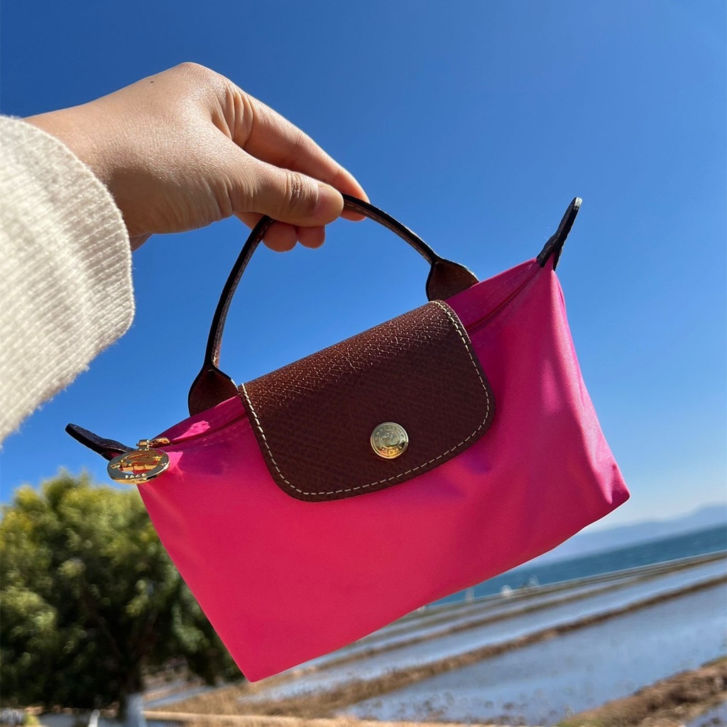 LONGCHAMP Túi Xách Mini Dây Đeo Vai Tháo Rời Được Sành Điệu Cho Nữ