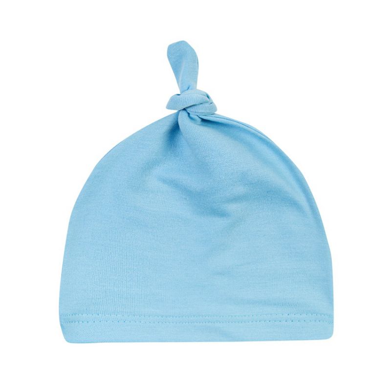 Mũ Beanie Cotton Kẻ Sọc Thắt Nút Đang Ngủ Cho Trẻ Sơ Sinh Mới Sinh Năm 2023