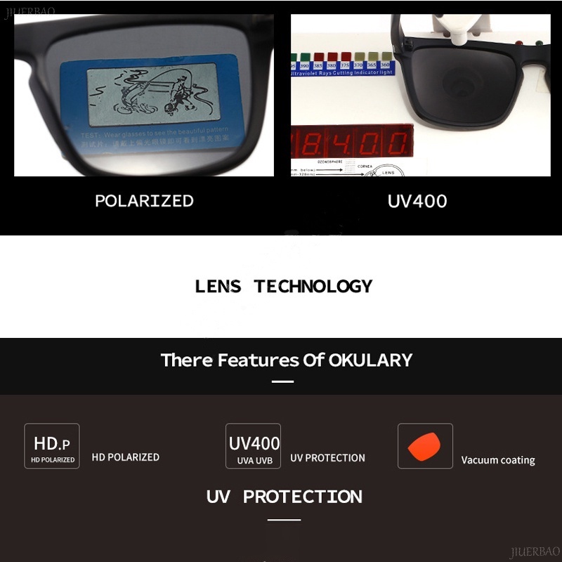 Kính Mát Phân Cực Chống Tia UV Phong Cách Thể Thao Thời Trang Cho Nam Và Nữ