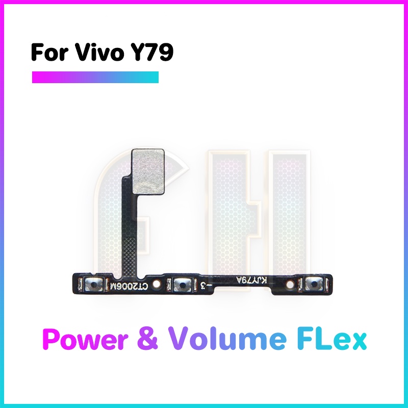Nút âm lượng nguồn linh hoạt cho vivo y76 y76s y79 y81 y81i y81s y83 pro 5g bật tắt phím tắt nút ribbon flex cáp