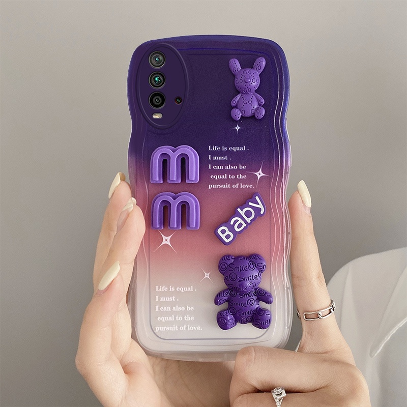 Ốp lưng redmi 9t  Ốp Điện Thoại Màu gradient 3D Xinh Xắn Cho redmi 9t Dễ Thương