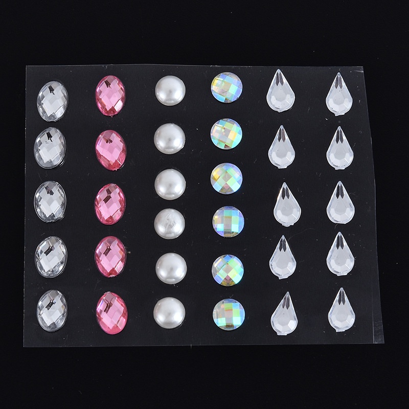 Miếng Dán Trang Trí Móng Tay / Trán Hình Bướm Đính Đá Xinh Xắn