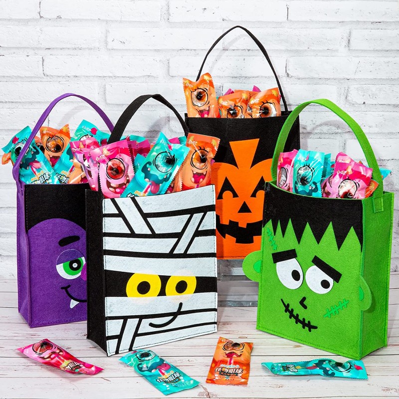 Túi Đựng Kẹo Trang Trí Halloween Cho Bé