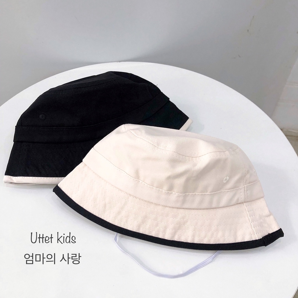 MŨ BUCKET VÀNH 52CM PHONG CÁCH HÀN QUỐC CHO BÉ GÁI VÀ BÉ TRAI