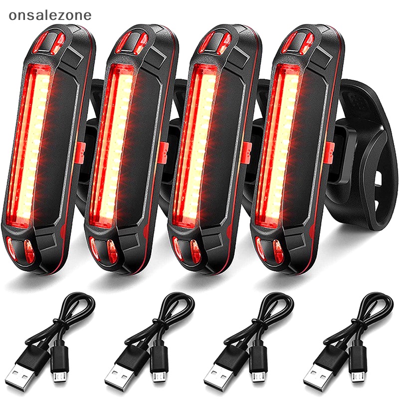 Onsale đèn hậu xe đạp không thấm nước đi xe phía sau đèn led usb có thể sạc được xe đạp leo núi đèn hậu-đèn xe đạp đèn mới
